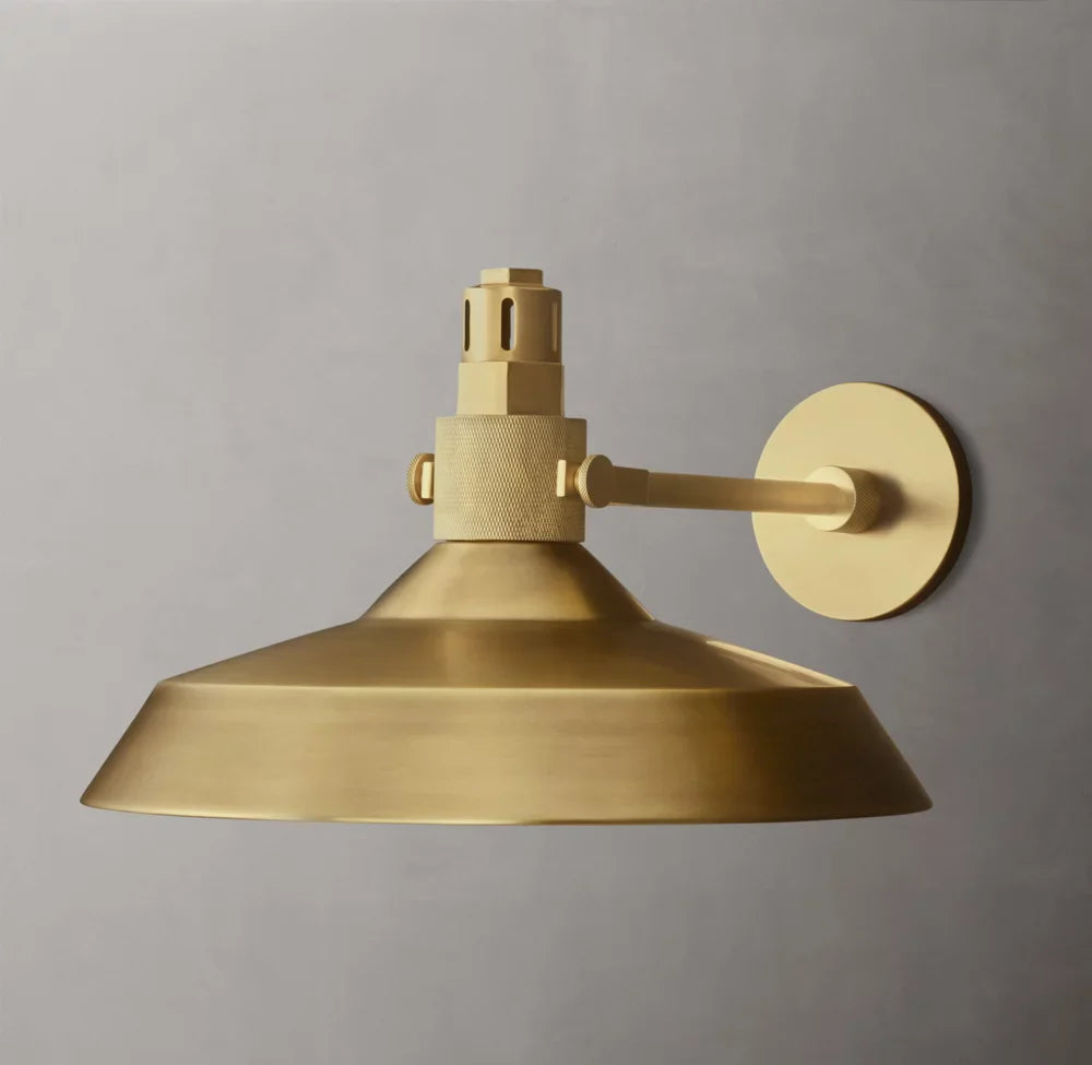 Condorcet Metal Shade Wall Light, Wall Sconce, detail 6