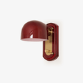 Scarlet Dome Wall Light, Hardwired Wall Sconce, Metal, Dia 20cm x H 20cm