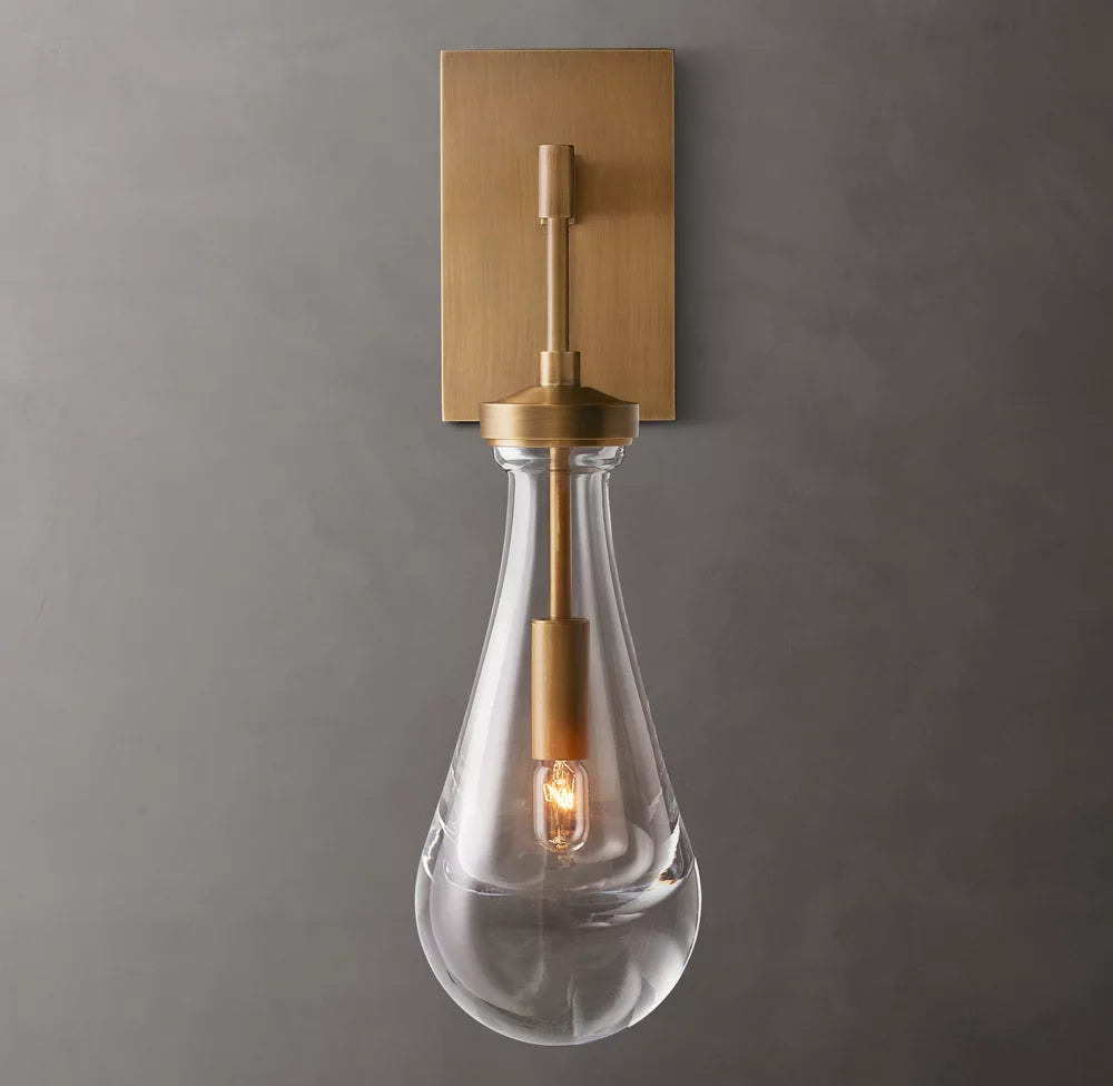 Rain Exterior Sconce, Outdoor Wall Light, detail 5