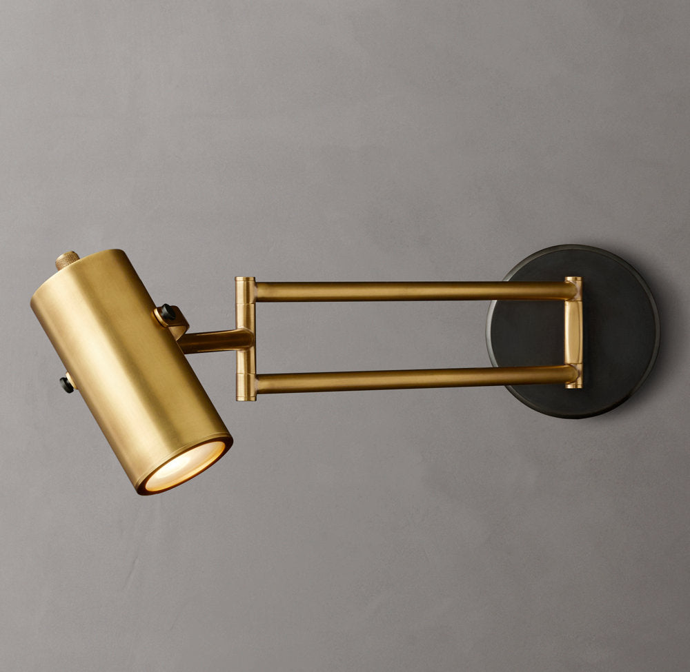 Champeaux Swing-Arm Wall Light, Plug-In Wall Sconce, detail 5