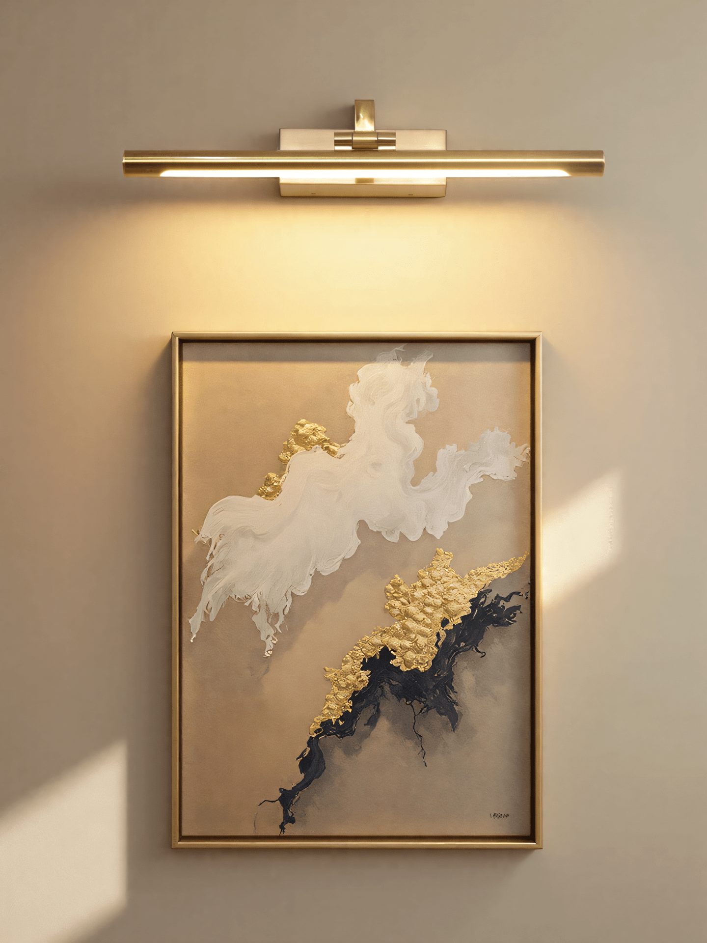 Brillan Frame Rechargeable Wall Light - L 17cm x H 6cm Metal, Bathroom Wall Sconce, detail 4