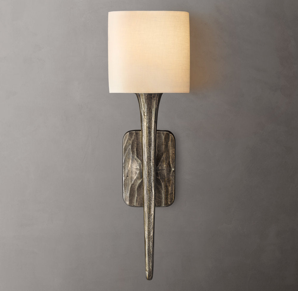 Thaddeus Shaded Wall Light, Bathroom Wall Sconce, detail 12