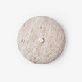 Mesa Travertine Wall Light, Hardwired Wall Sconce, Metal, Dia 20cm x H 20cm