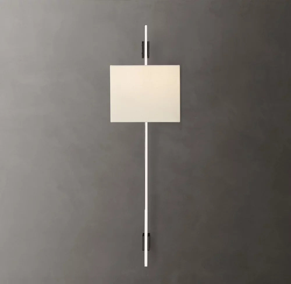 Vela Box Bar Sconce - Box Shade, Bedroom Wall Sconce, detail 17