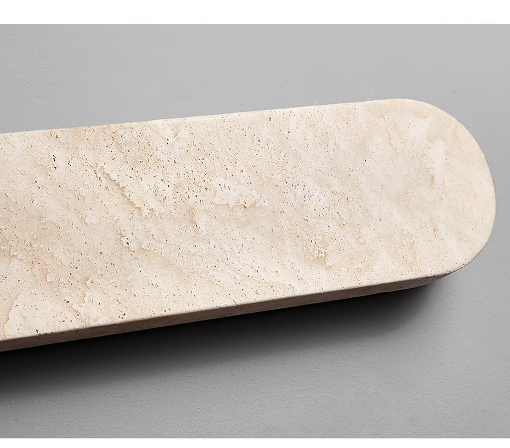 Lior Travertine Wall Light, Hardwired Wall Sconce, detail 9