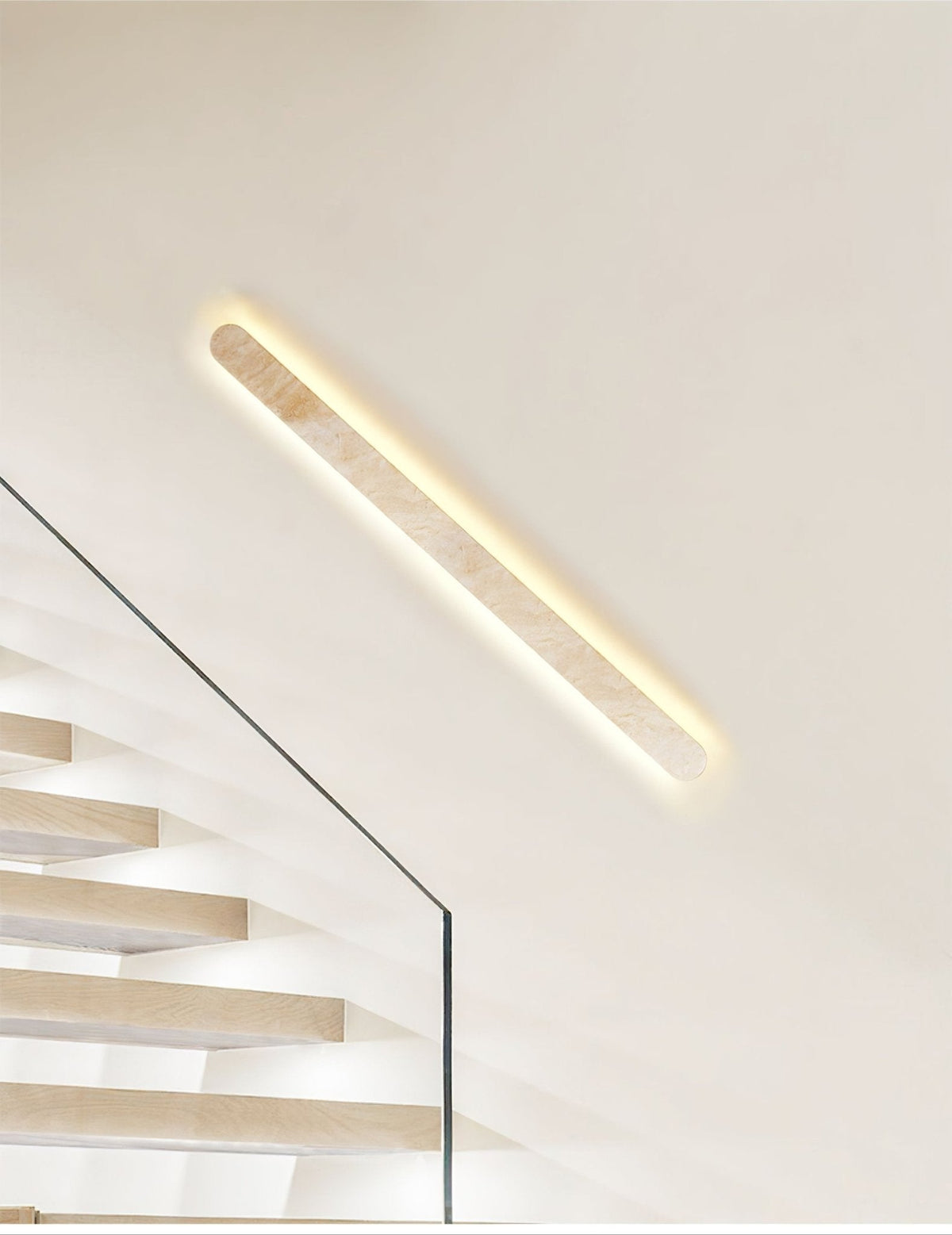Lior Travertine Wall Light, Hardwired Wall Sconce, detail 4