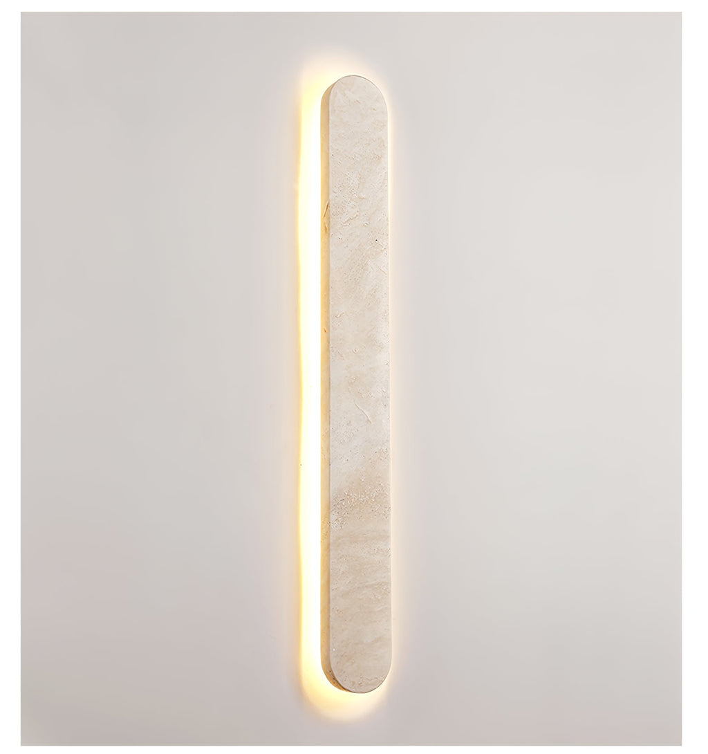 Lior Travertine Wall Light, Hardwired Wall Sconce, detail 11