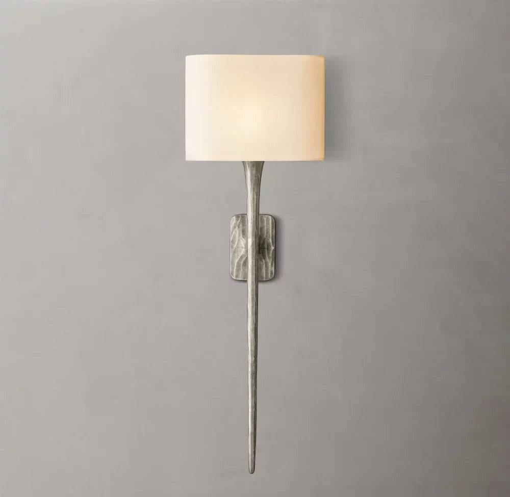 Thaddeus Grand Shaded Wall Light, Bathroom Wall Sconce, detail 13