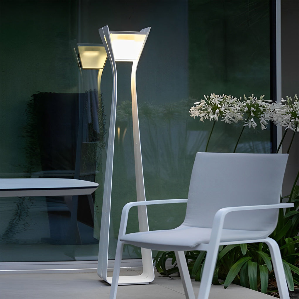 Waterproof Stainless Steel LED Contemporary Solar Pathway Lights Exterior Lamp, Outdoor Wall Light, detail 4