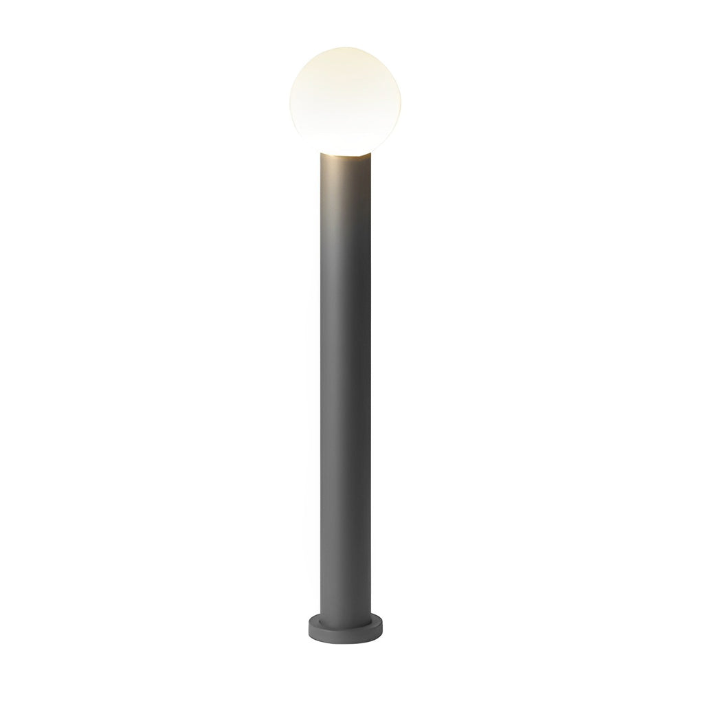 Circular Ball Waterproof LED Metal Black Contemporary Exterior Pathway Lights, Outdoor Wall Light, detail 7