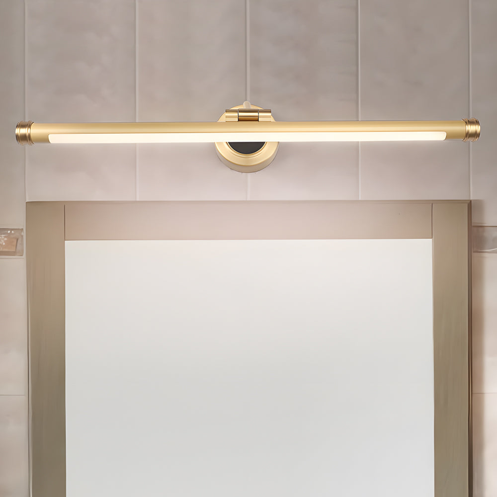 Elegant Linear Gold/Black LED Vanity Fixture for Bathroom - Vintage Style, Bathroom Vanity Light, detail 2