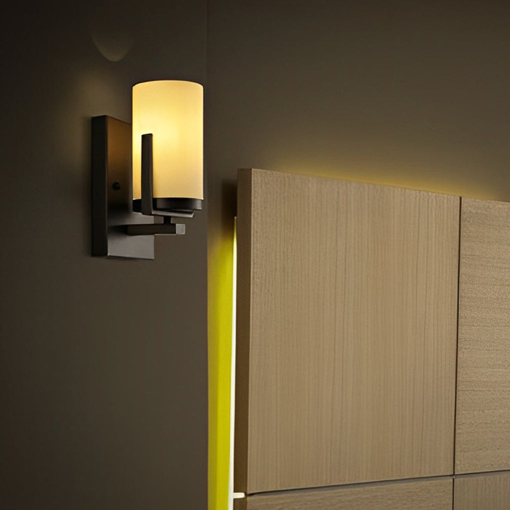 Creative Glass Candlestick LED 5W Retro Industrial Wall Lamps Wall Fixtures, Bedroom Wall Sconce, detail 3