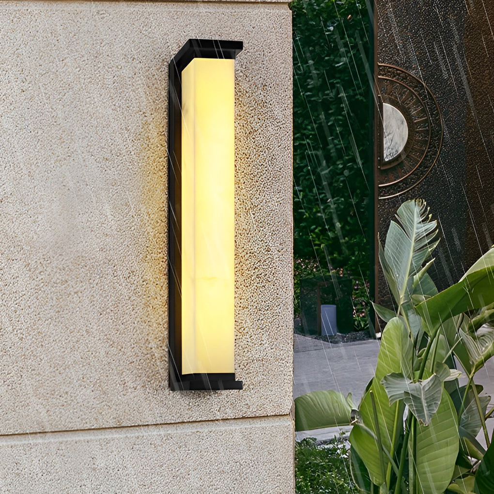 Strip Clean-Lined Waterproof Stainless Steel Contemporary Exterior Wall Fixtures, Outdoor Wall Light, detail 3