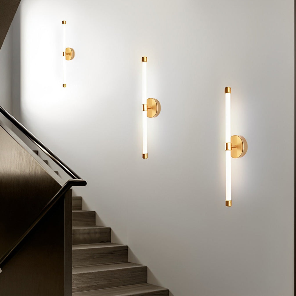Clean-Lined Strip Three Step Dimming LED Contemporary Wall Light, Bedroom Wall Sconce, detail 3