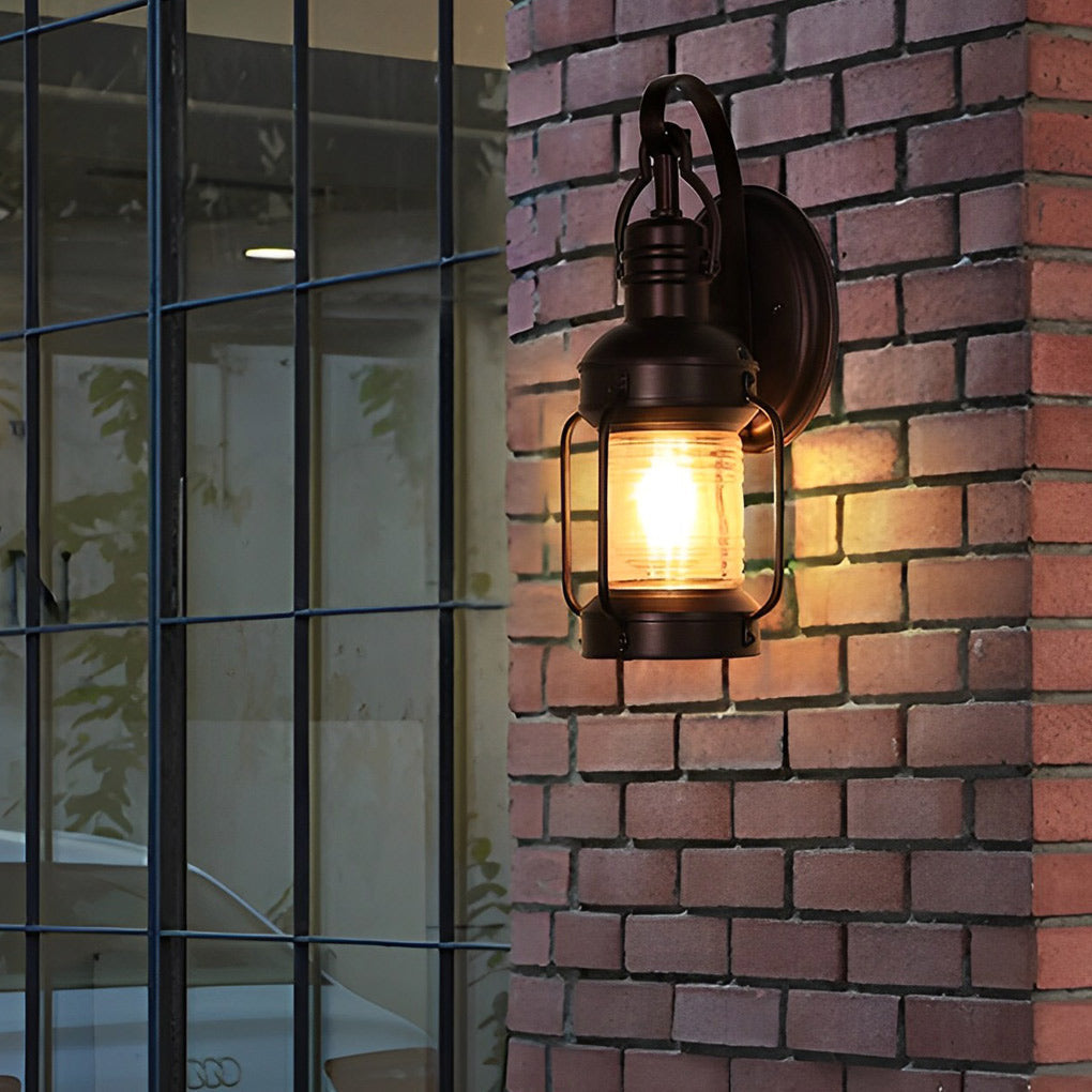 Antique Lantern Aluminum Waterproof LED Exterior Wall Light Lawn Lights, Outdoor Wall Light, detail 8