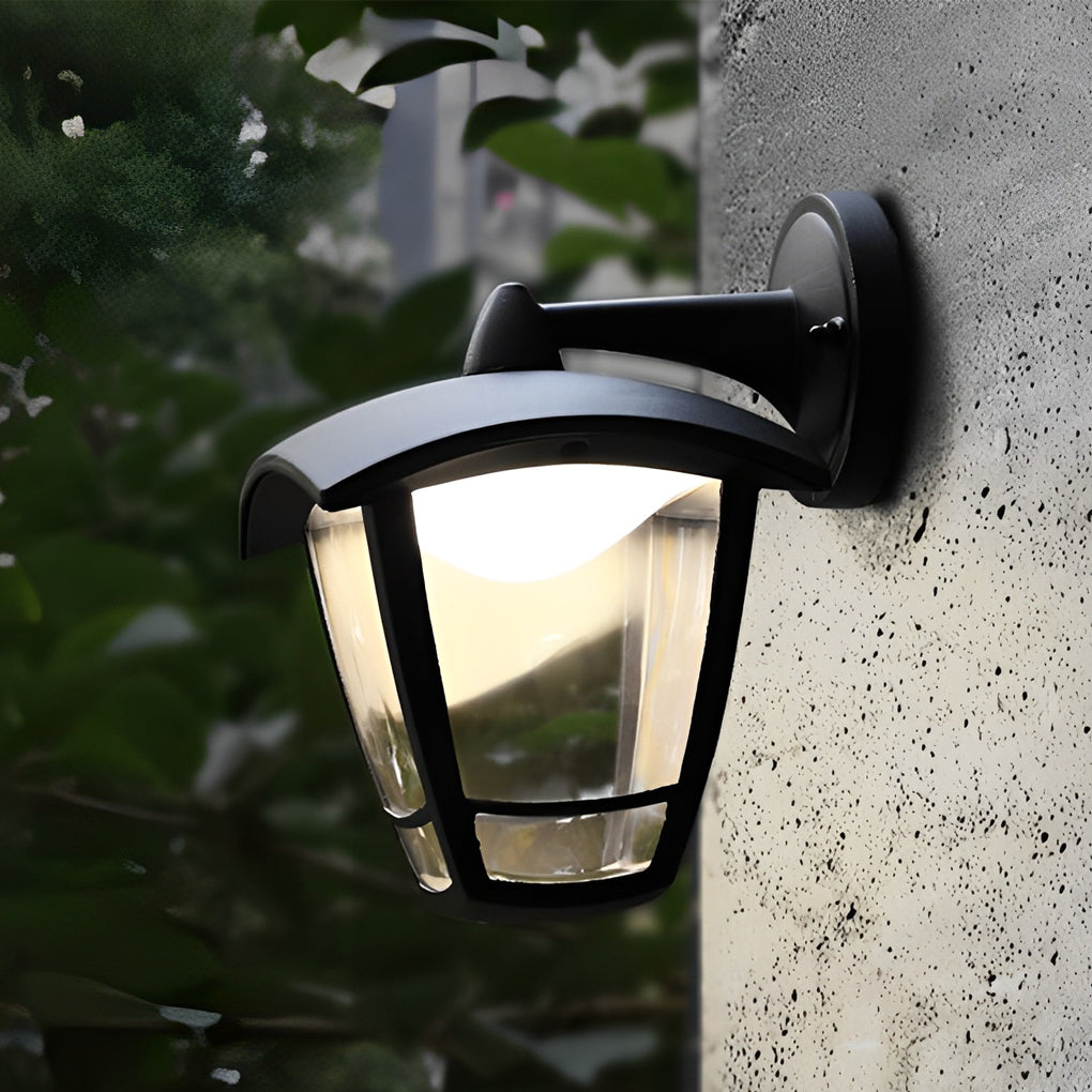 Retro Waterproof Black Vintage Exterior Wall Light Plug in Wall Light Lighting, Outdoor Wall Light, detail 3