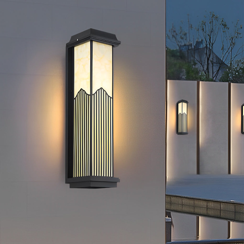 Waterproof Solar Powered Automatic Charging Exterior Wall Fixtures with Remote, Outdoor Wall Light, detail 3