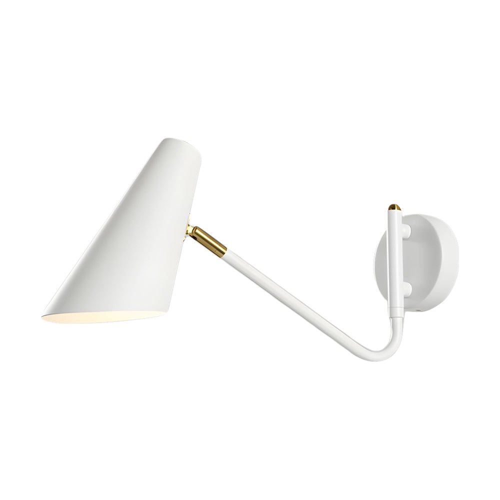 Contemporary Hoxton Suspended Wall Light with Conical Shade - 1-Light, Plug-In Wall Sconce, detail 9