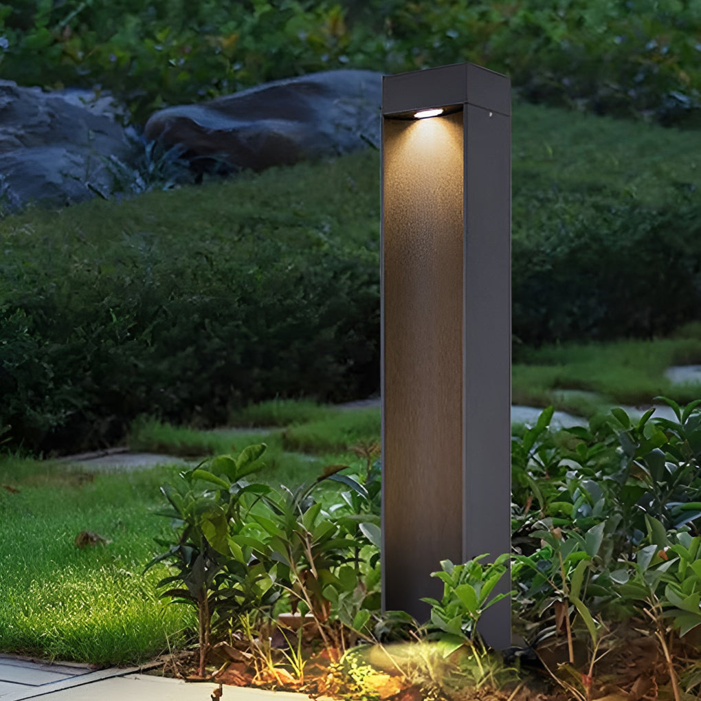 Square 5W LED Waterproof Black Contemporary Exterior Lawn Light Path Lights, Outdoor Wall Light, detail 3