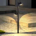 Nut 1/2-LED Exterior Lawn Bollard Light, Outdoor Wall Light, Thick Die-Cast Aluminum +, 47.2"