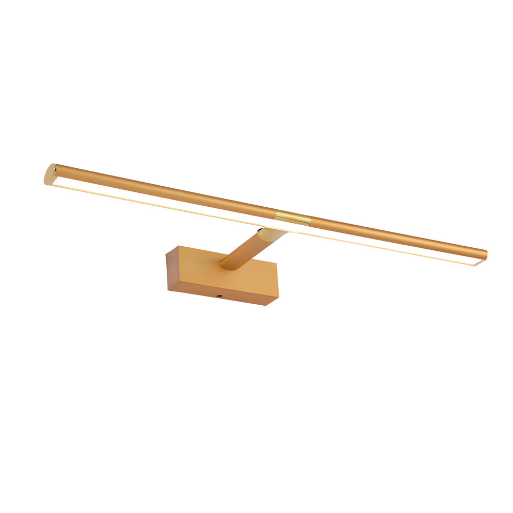 Retractable LED Bathroom Vanity Fixture with Adjustable Rod and Matte Finish, Bathroom Vanity Light, detail 12