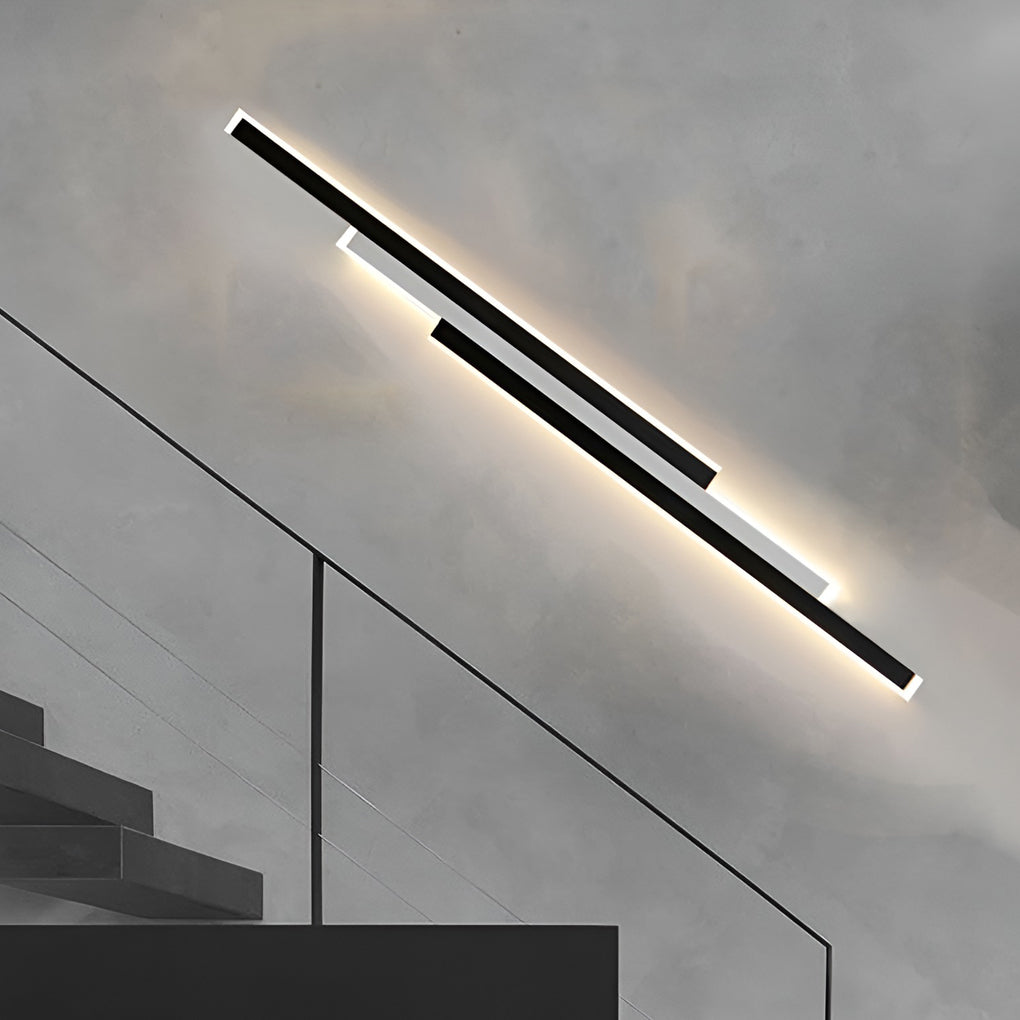 3-Light Combined Linear Wall Fixtures 3-LED Rectangle Bar Exterior Wall Light, Outdoor Wall Light, detail 4