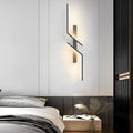 Irregular Symmetrical L Shape Creative LED Clean-Lined Wall Light Sconces Lighting, Bathroom Wall Sconce, Aluminum, 24"