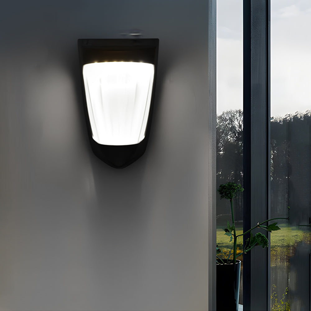 2PCS Exterior 10 LED Solar Fence Lights Waterproof, Outdoor Wall Light, detail 2