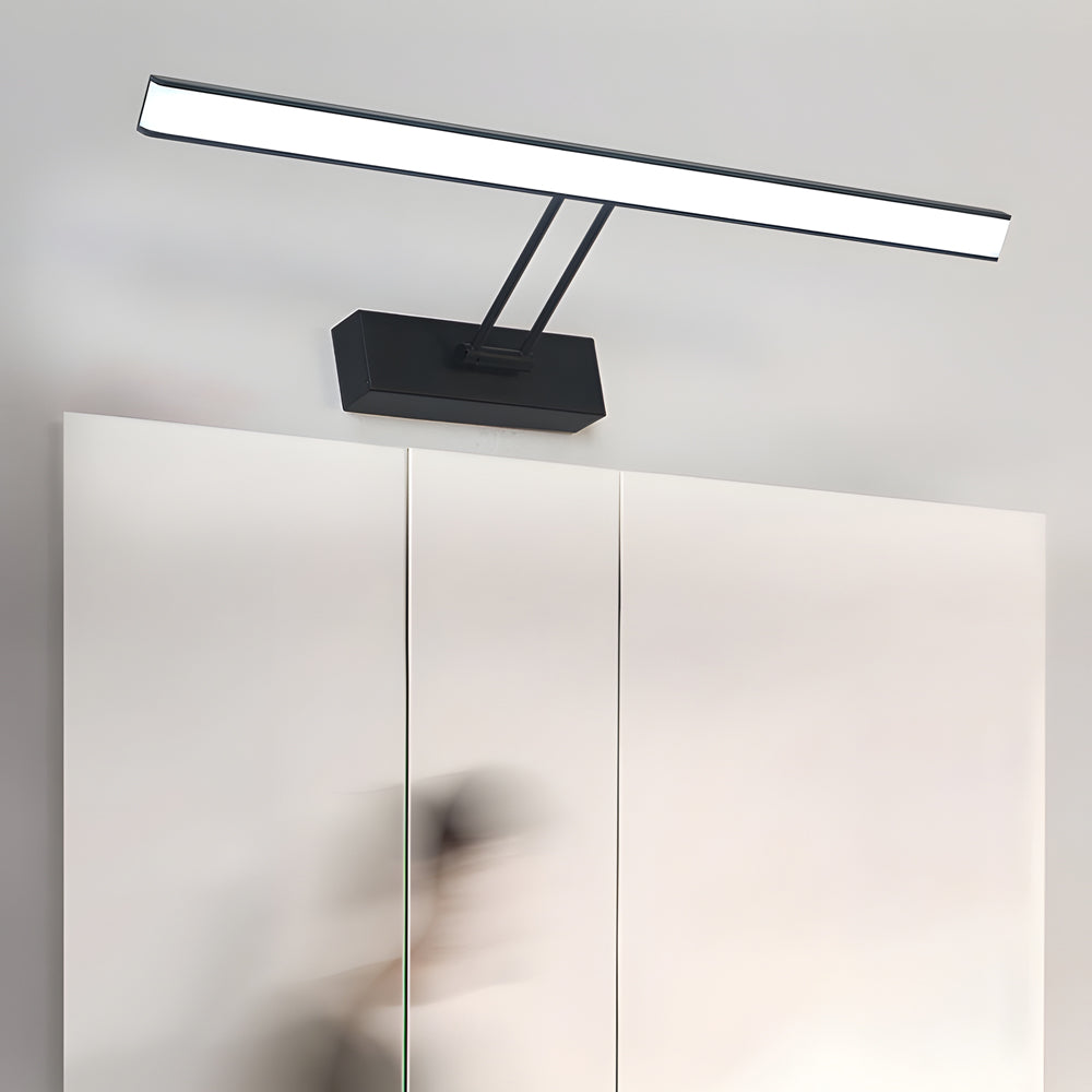 240° Adjustable Linear LED Vanity Fixture with Contemporary Clean-Lined Design, Bathroom Vanity Light, detail 2