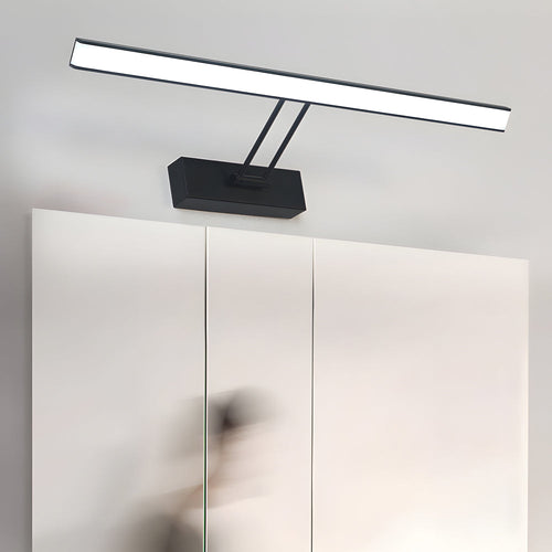 240° Adjustable Linear LED Vanity Fixture with Contemporary Clean-Lined Design, Bathroom Vanity Light, detail 2