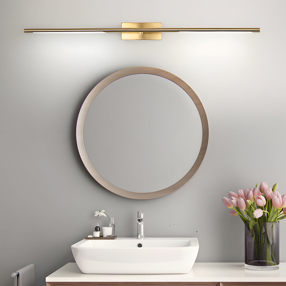 Contemporary Gold LED Bathroom Vanity Fixture - 23.6" & 39.4", Warm & White Light for Stylish Illumination, Bathroom Vanity Light, detail 2