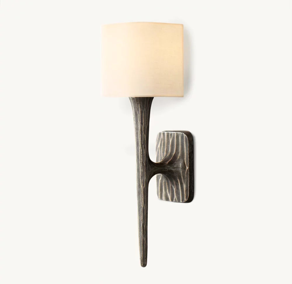 Thaddeus Shaded Wall Light, Bathroom Wall Sconce, detail 13