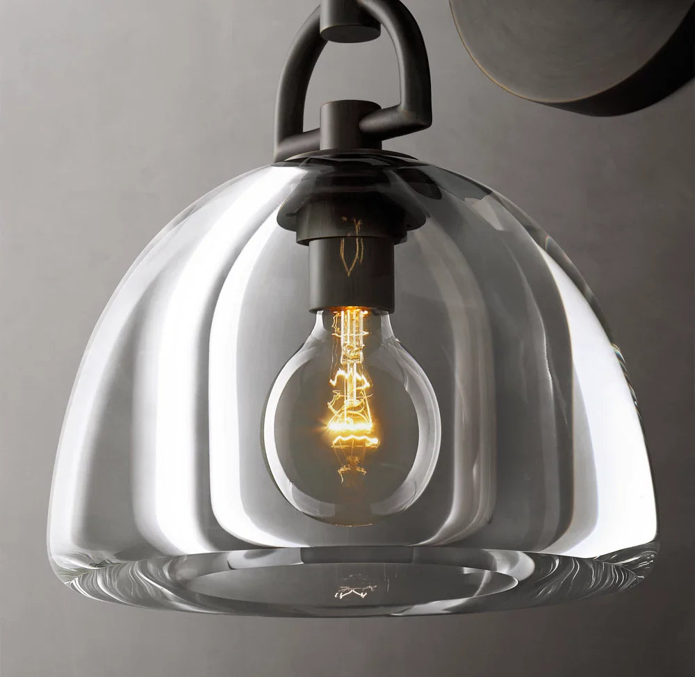 Botanist Dome Wall Light, Bedroom Wall Sconce, detail 10