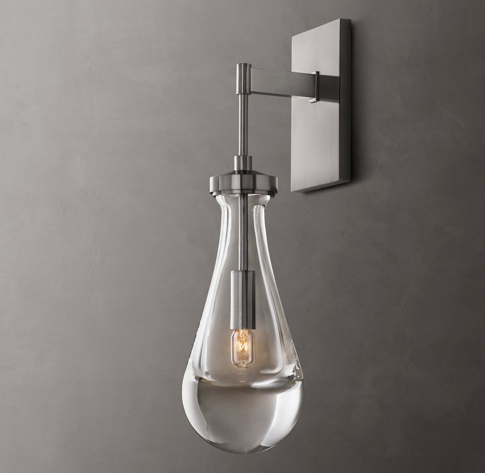 Rain Exterior Sconce, Outdoor Wall Light, detail 2