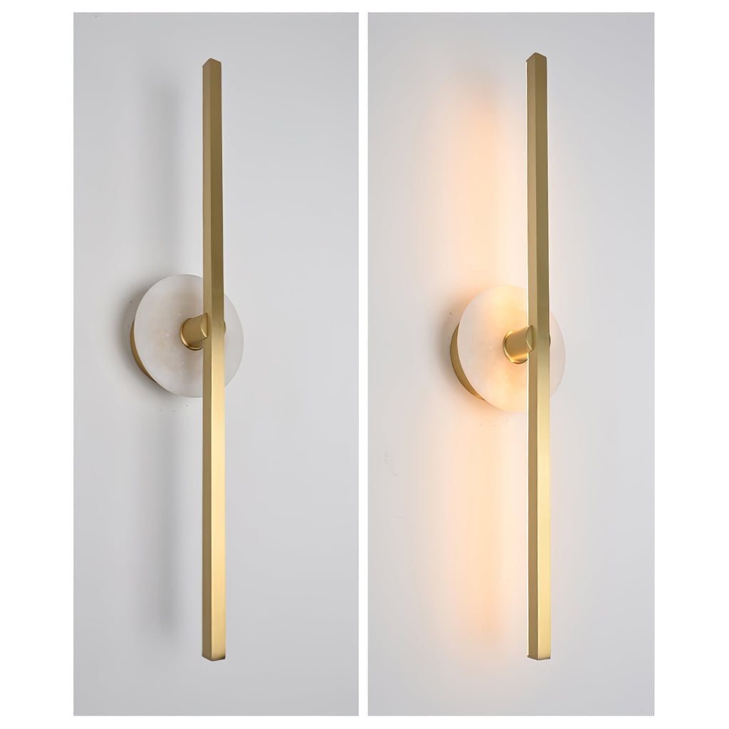 Zylaro Stone Wall Light, Hardwired Wall Sconce, detail 27
