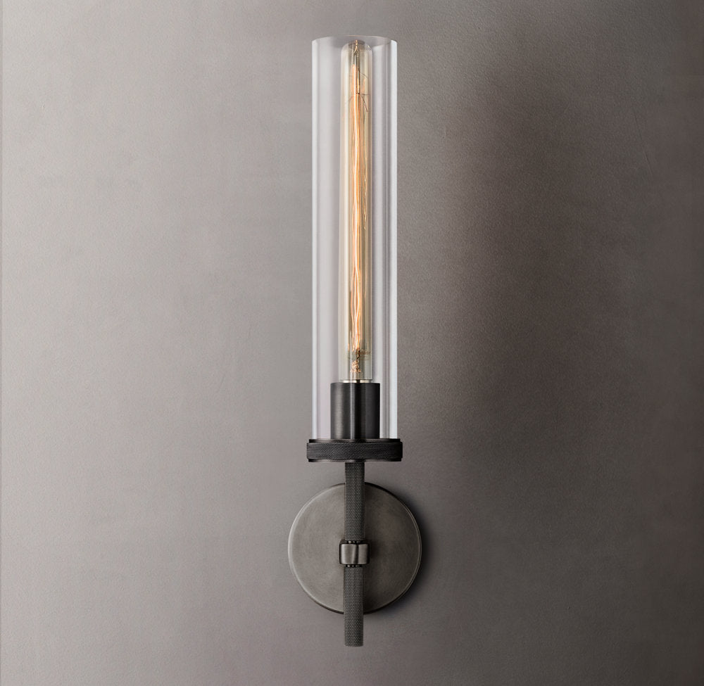 Lambeth Knurled Grand Wall Light, Bathroom Wall Sconce, detail 15