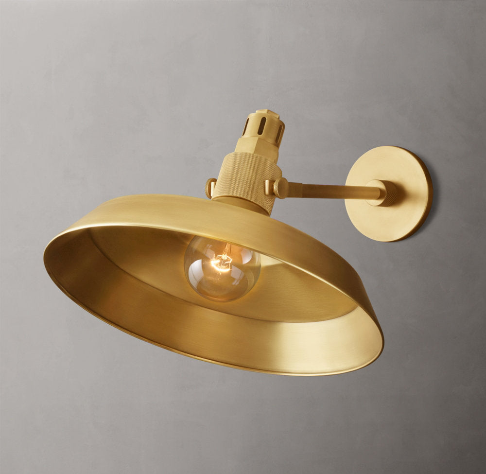 Condorcet Metal Shade Wall Light, Wall Sconce, detail 5