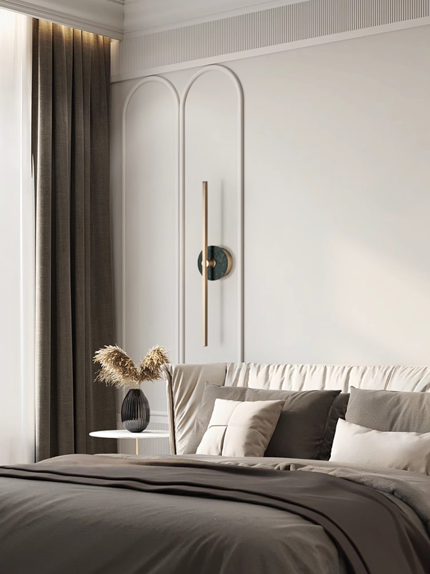 Zylaro Stone Wall Light, Hardwired Wall Sconce, detail 4