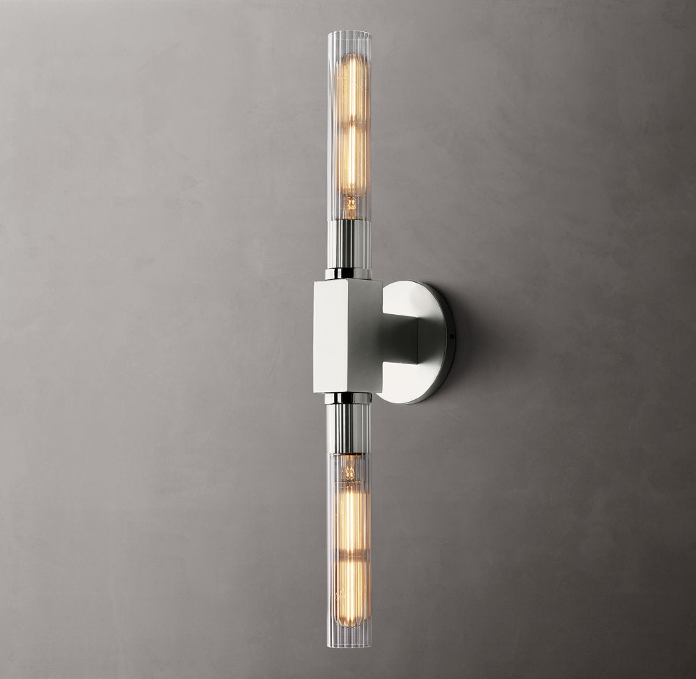 Cannele Linear Wall Light, Bathroom Wall Sconce, detail 17