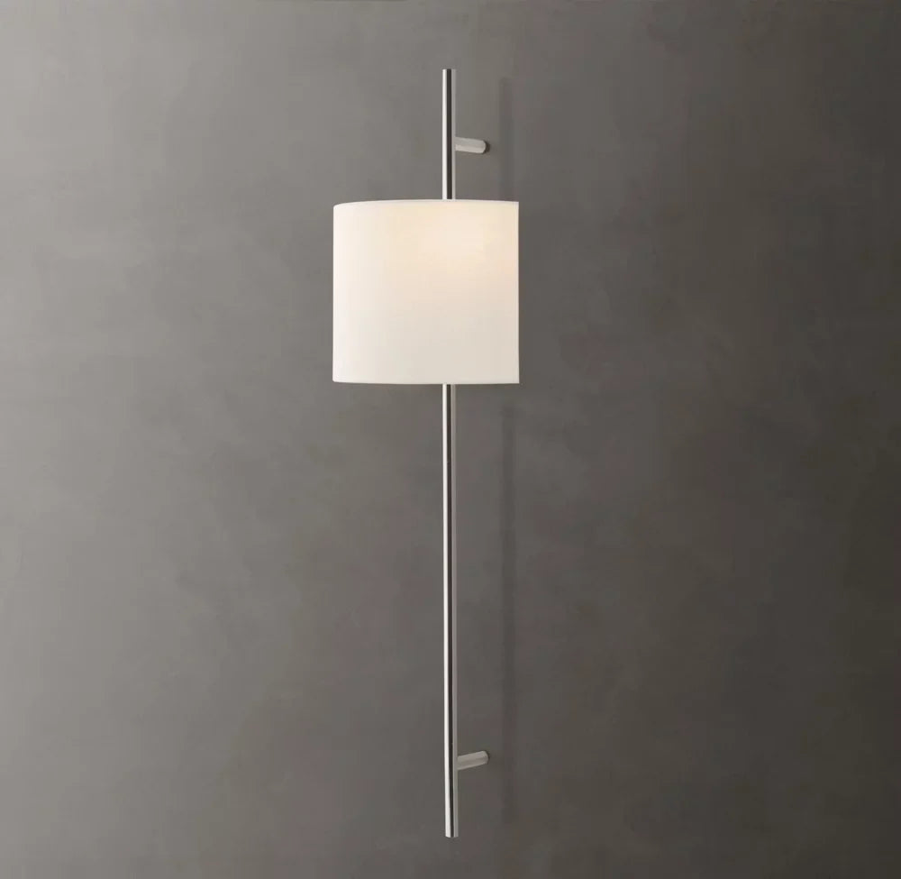 Vela Octagonal Bar Sconce - Circular Shade, Bedroom Wall Sconce, detail 14