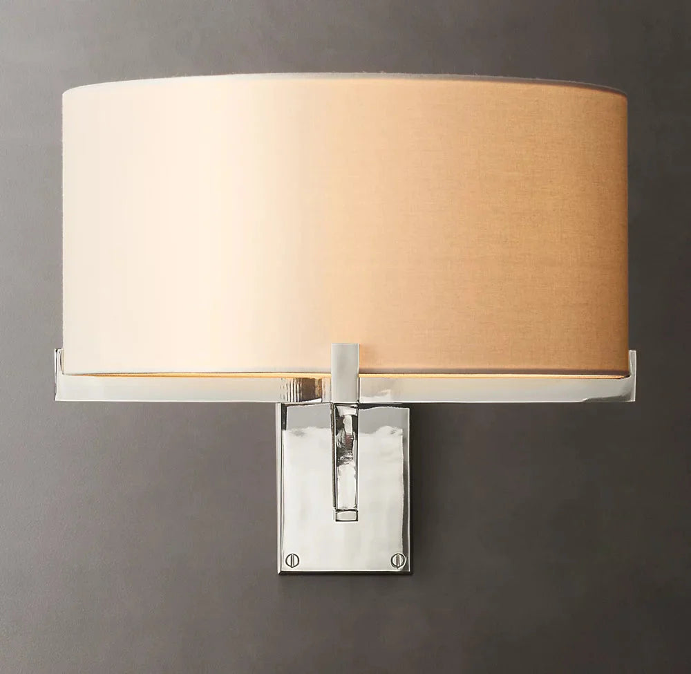 Pauillacs Drum Shade Swing-Arm Wall Light, Plug-In Wall Sconce, detail 13