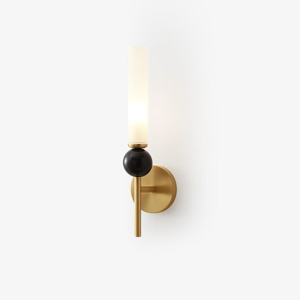 Marble Vertical Wall Light, Hardwired Wall Sconce, detail 2