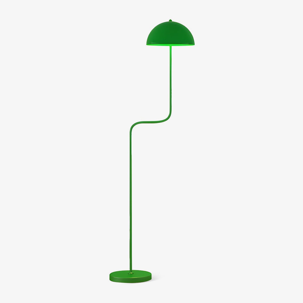Verdant Arc Reading Floor Light, Floor Lamp, Metal, Dia 30cm x H 152cm