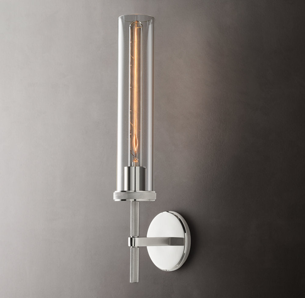 Lambeth Knurled Grand Wall Light, Bathroom Wall Sconce, detail 2