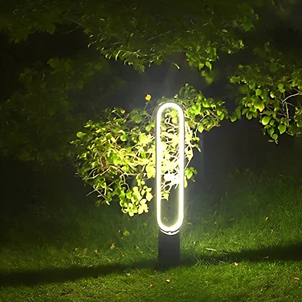 Waterproof Long Strip Aluminum LED Black Contemporary Solar Pathway Lights, Outdoor Wall Light, detail 4