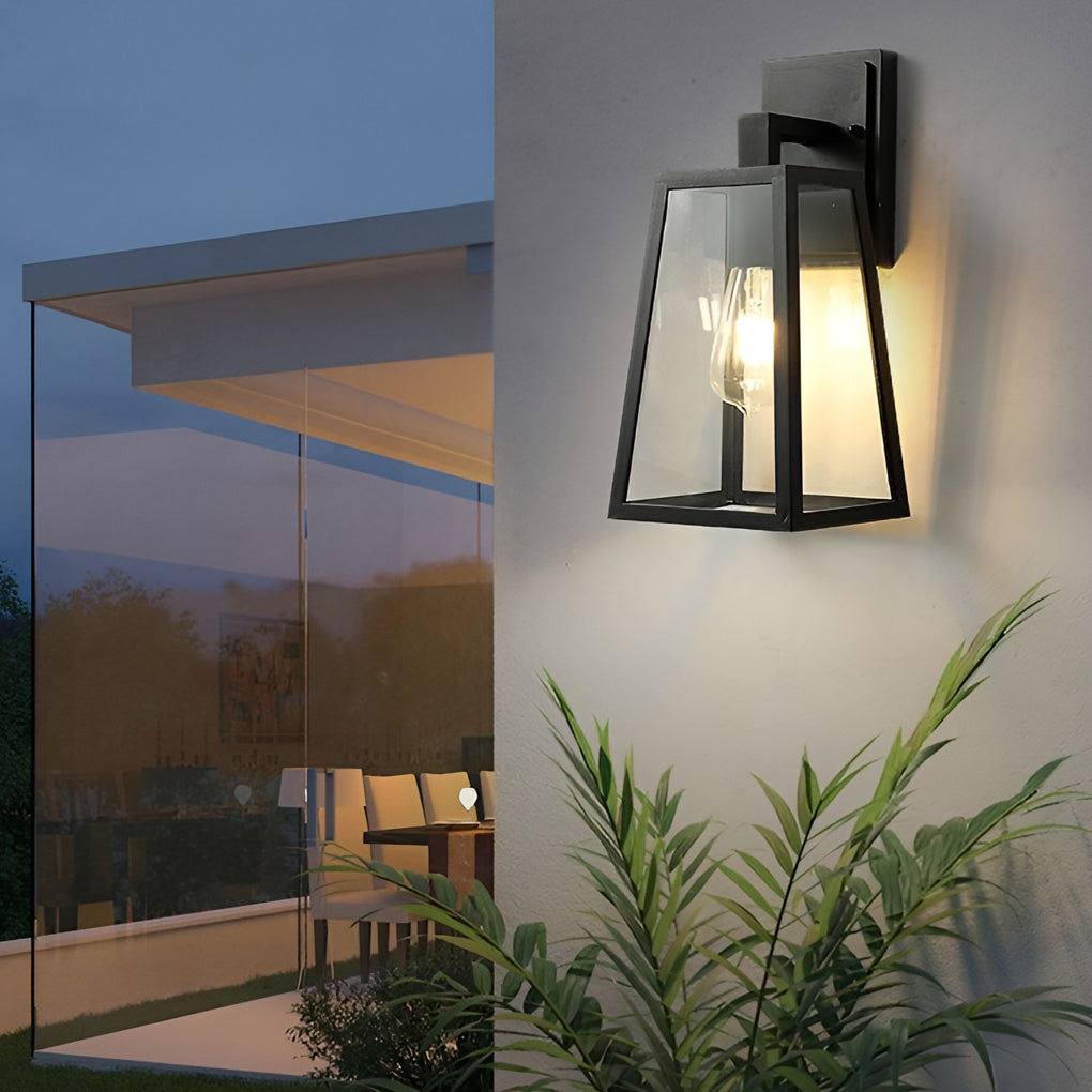 Trapezoidal Waterproof LED Vintage Exterior Wall Light Wall Light Lighting, Outdoor Wall Light, detail 2