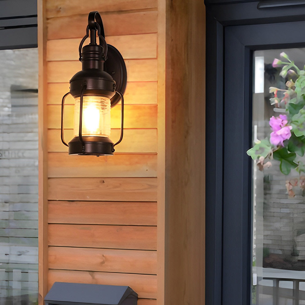 Antique Lantern Aluminum Waterproof LED Exterior Wall Light Lawn Lights, Outdoor Wall Light, detail 5