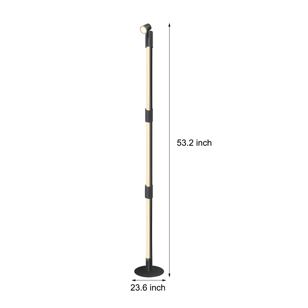 RGB Rotating Floor Light with Spotlight, Remote Control, Floor Lamp, detail 4