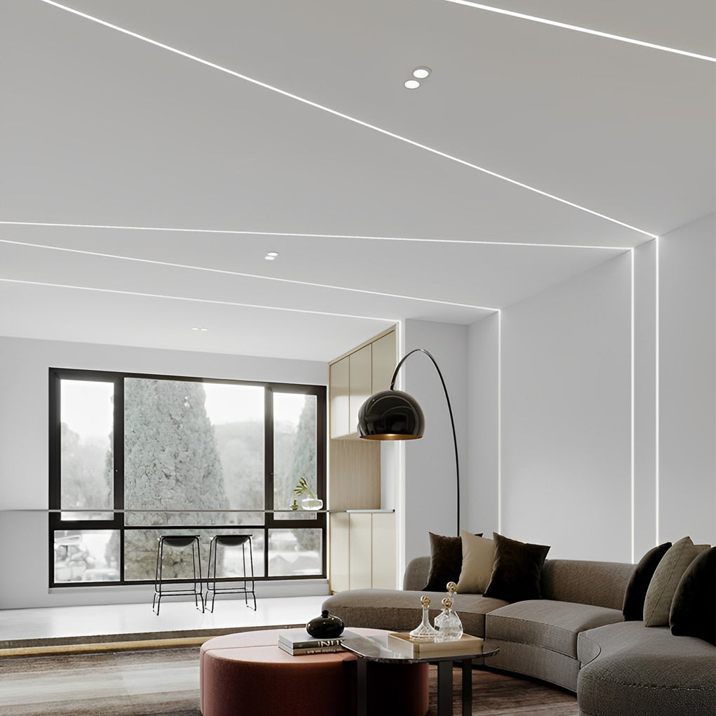 Curated Mini Recessed Invisible LED Strip Lights Under Cabinet Lighting Linear Lights, Bathroom Wall Sconce, detail 7
