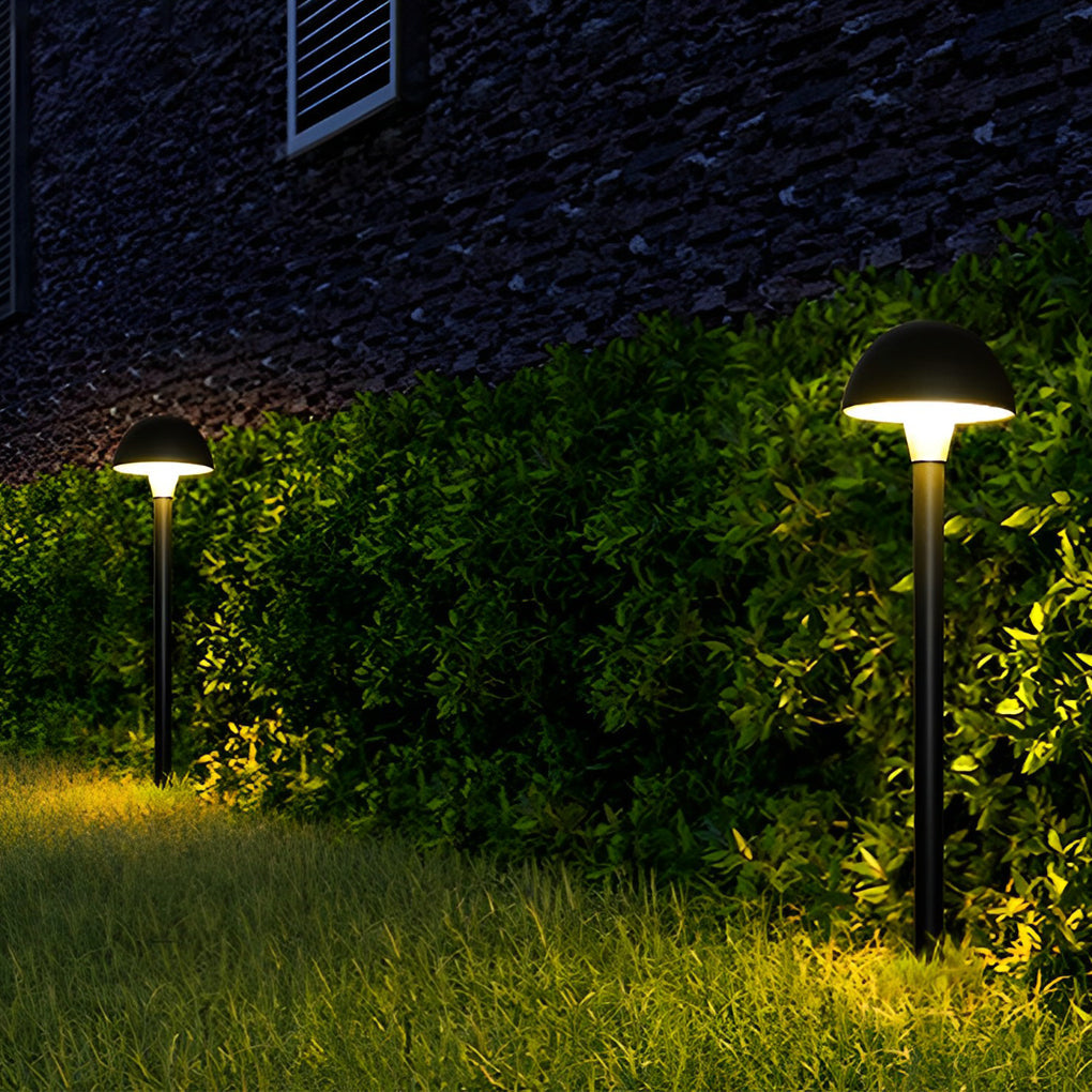 Creative Mushroom Shape Exterior Waterproof LED Black Contemporary Lawn Lamp, Outdoor Wall Light, detail 5